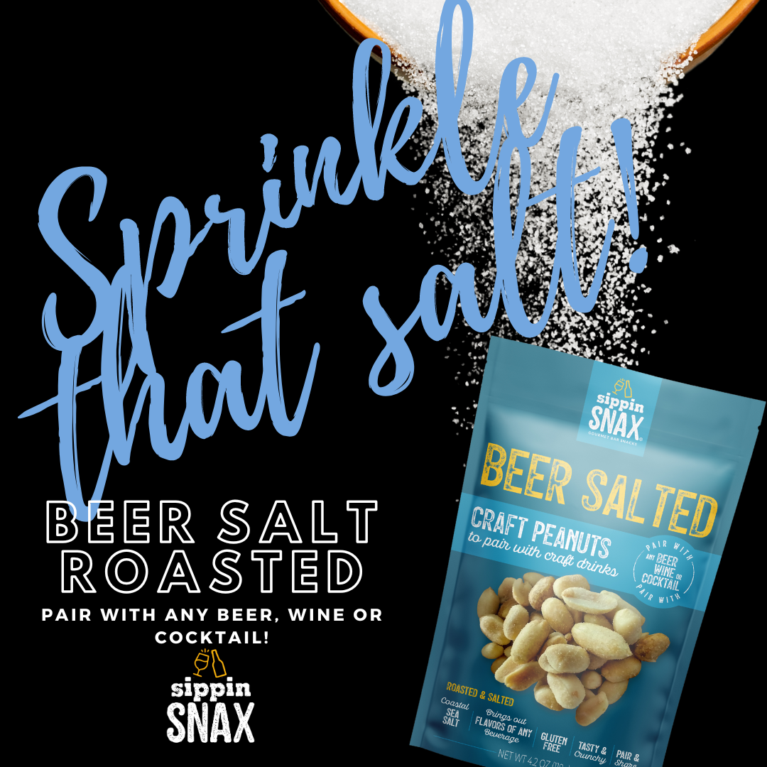 SIPPIN SNAX Beer Salted Craft Peanuts