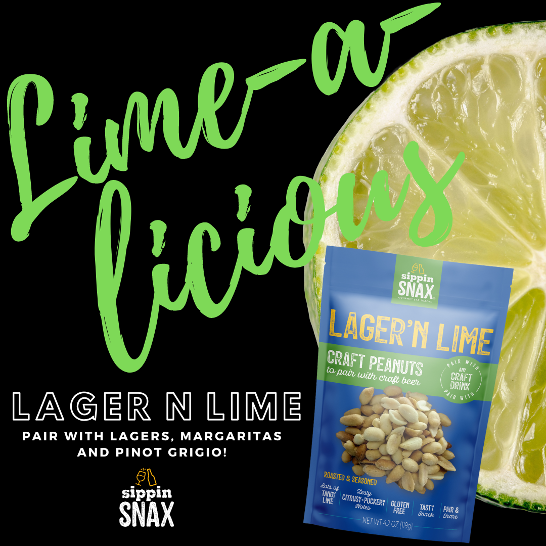 SIPPIN SNAX Lager N Lime Craft Peanuts