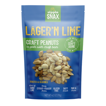 SIPPIN SNAX Lager N Lime Craft Peanuts