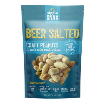 SIPPIN SNAX Beer Salted Craft Peanuts